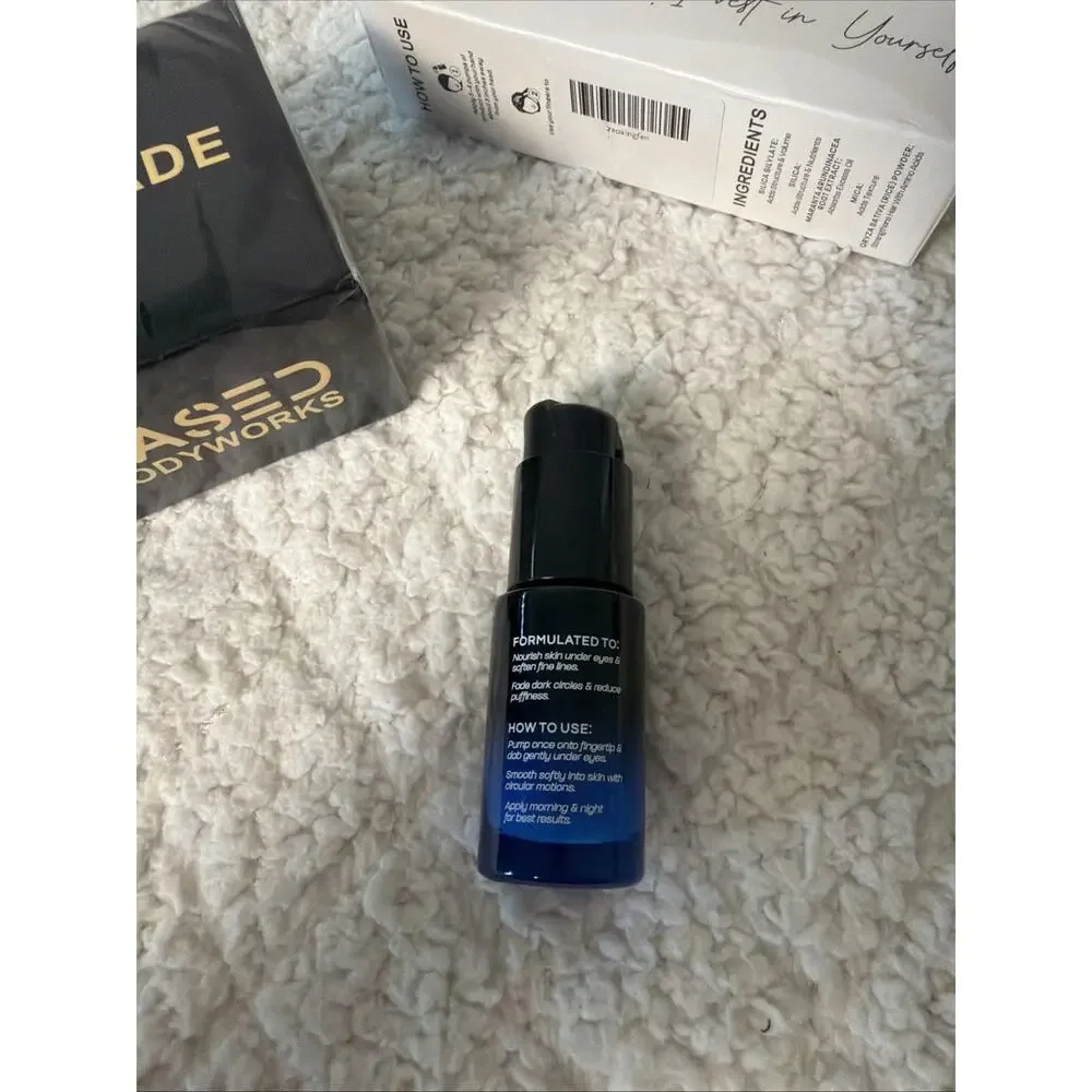 Based Body Works Textured Powder + Pomade + Under Eye Elixir 15ml Restores